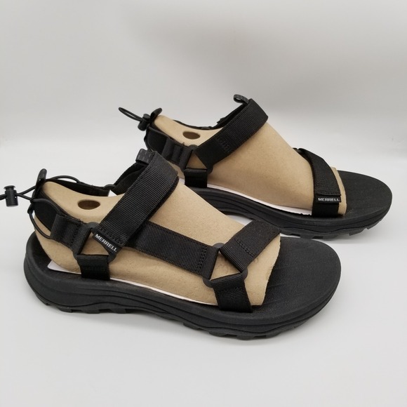 Merrell Men Speed Fusion Strap Sandals Sz 10 Black Sport Hiking Athletic Walking - Picture 5 of 7